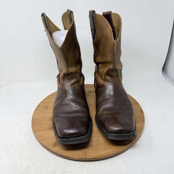 Ariat‎ Rambler Western Boot Brown Leather Square Toe Cowboy Rodeo Mens 8.5D main image 9